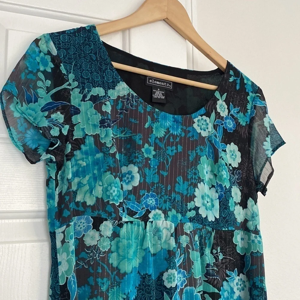 NWT Elementz Y2k empire waist maxi dress.